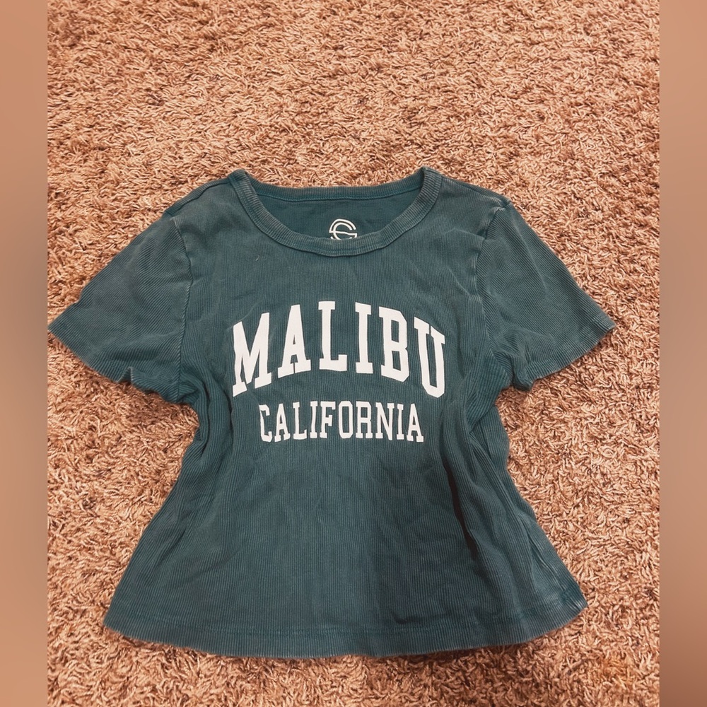 Light green crop top